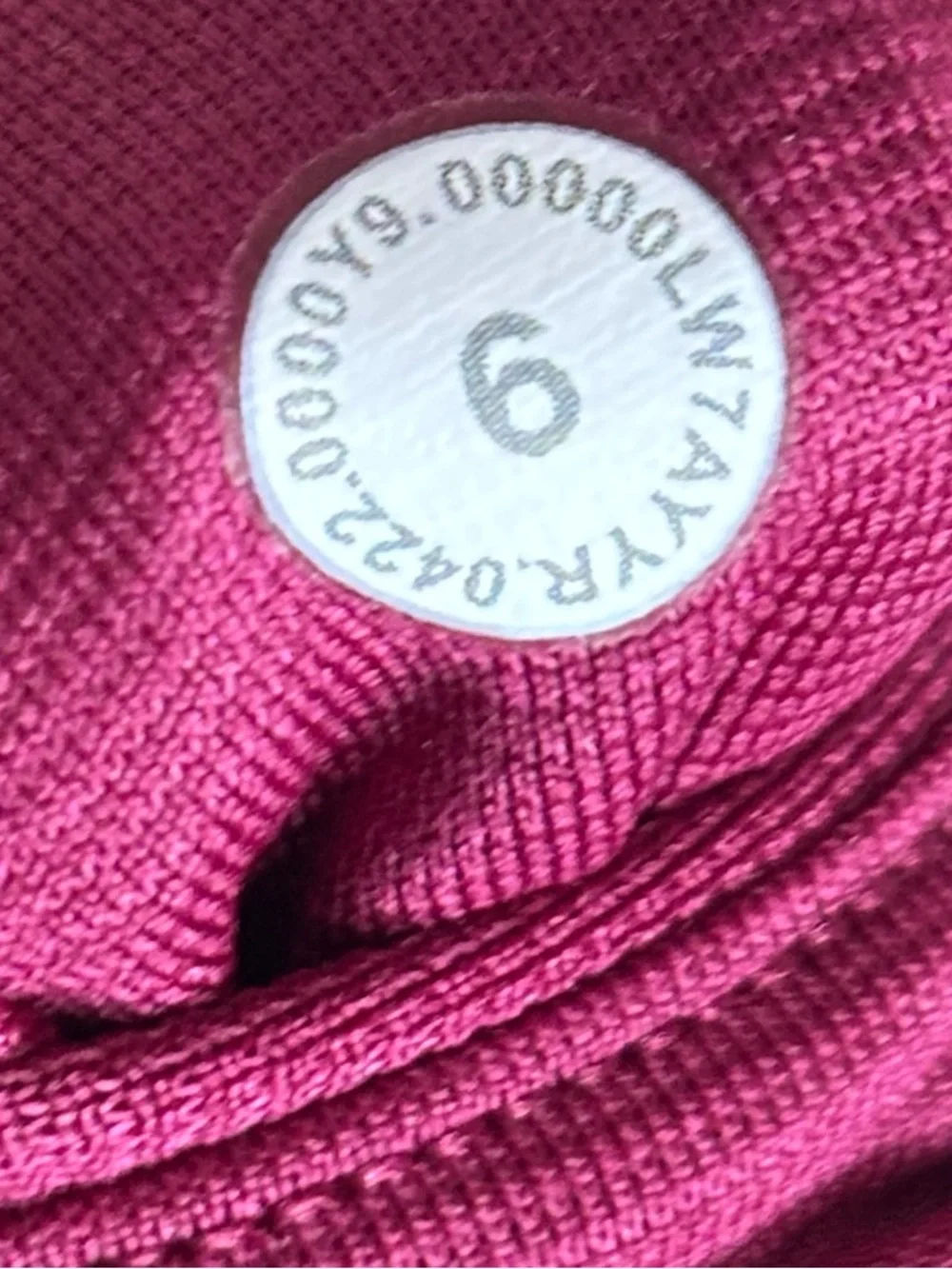 Lululemon Berry Magenta Run Shorts Size 6 Athletic Lightweight Activewear